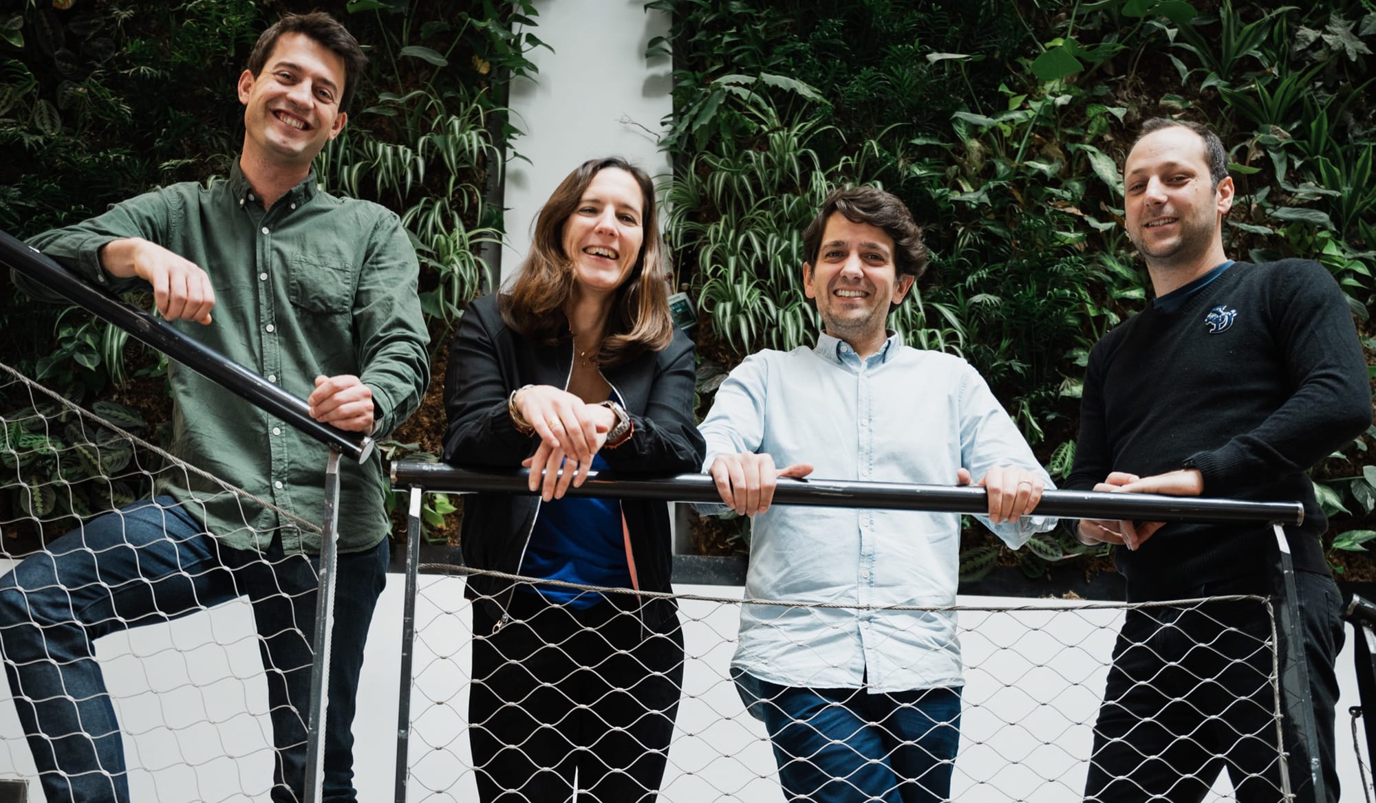 Kolet co-founders (left to right): Jérémy Gotteland, Anne-Carole Cöen, Eduardo Ronzano, and Mehdi Chraibi. Photo © Claire Jaillard