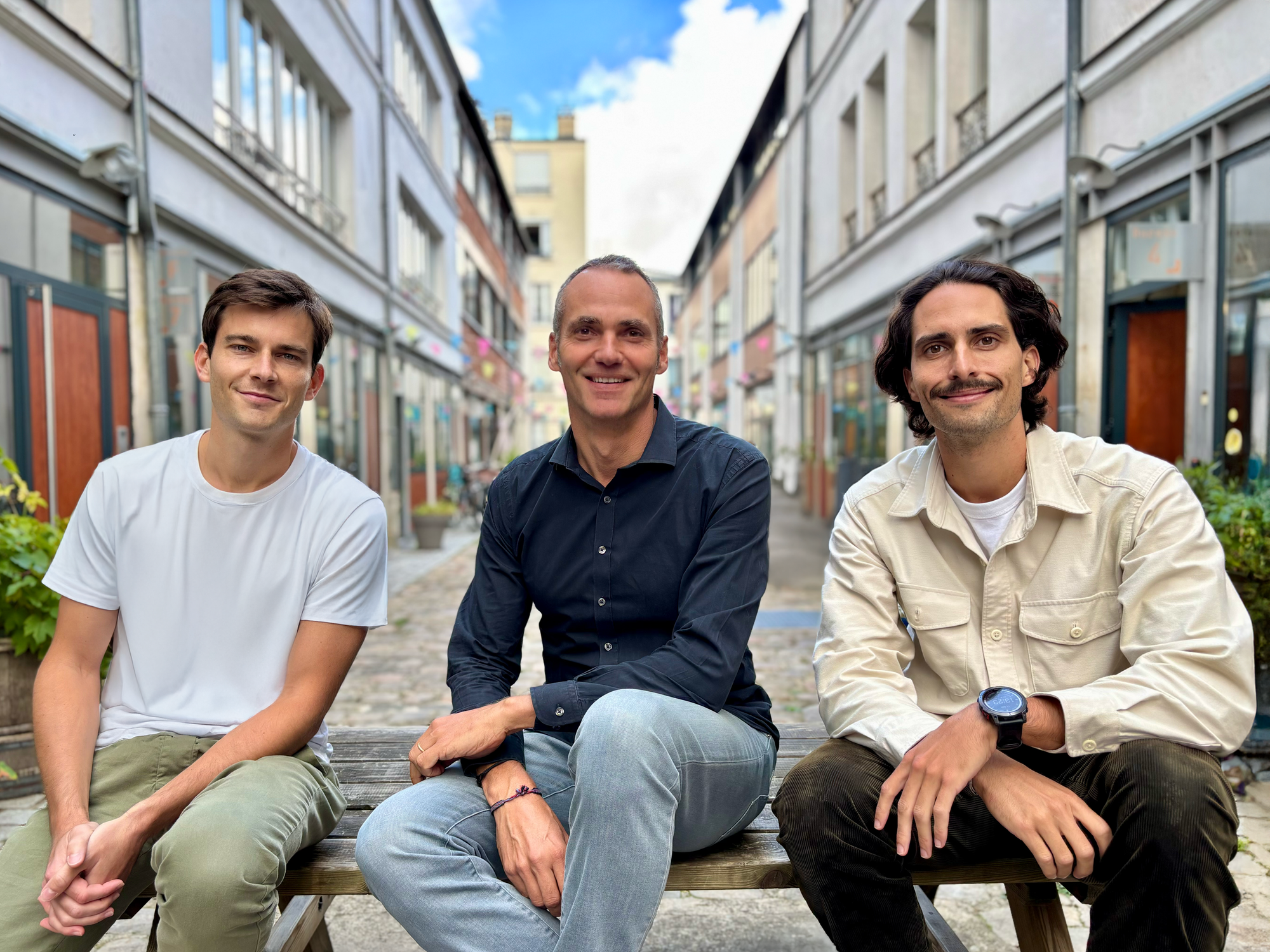 From left to right: Martin d’Agay (CEO), Vincent Garcia (COO), and Jean Dussaix