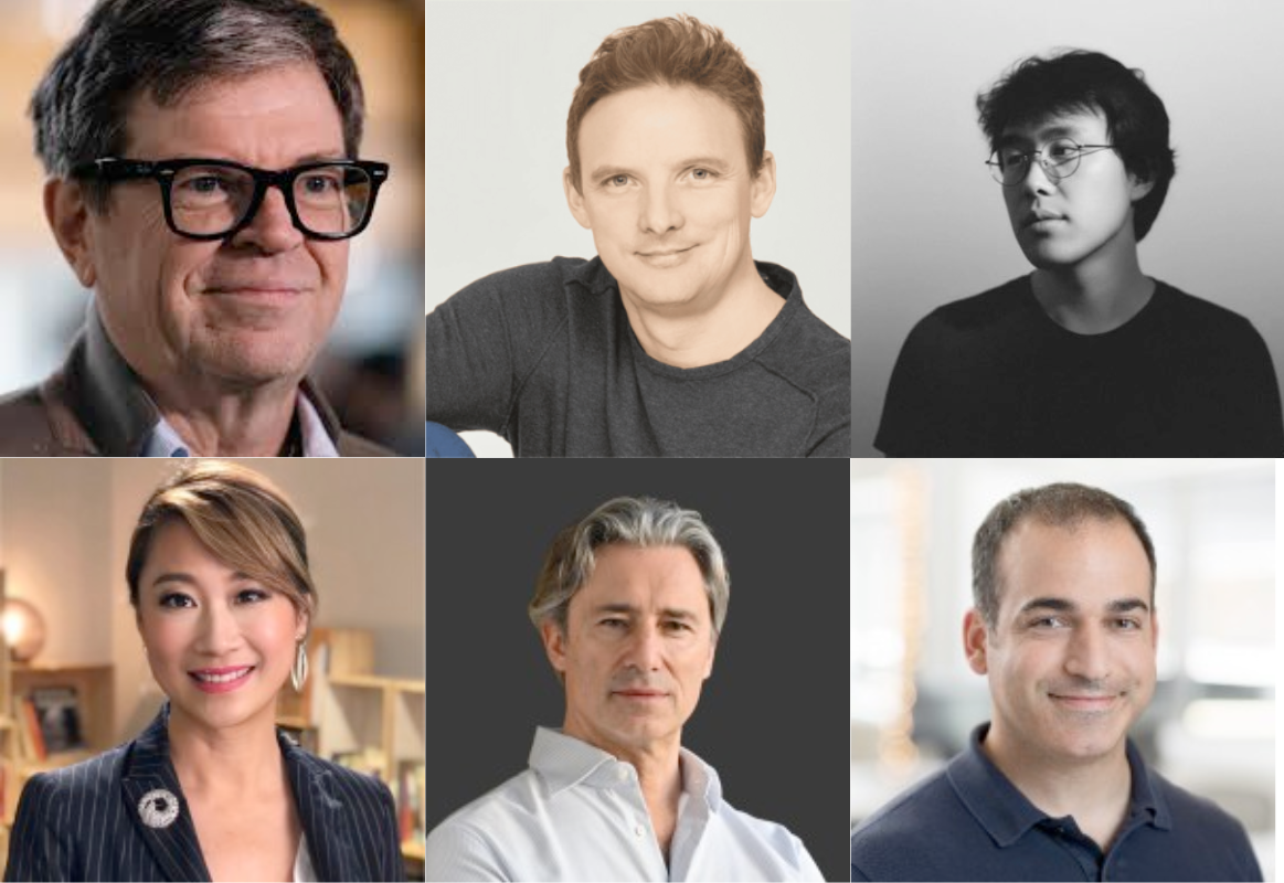 Top (l to r): Yann Lecun, Alex LeBrun, Saining Xie; Bottom (l to r): Pascale Fung, Laurent Solly, Michael Rabbat