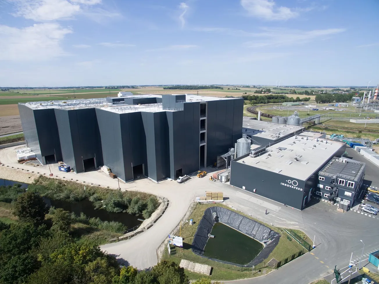 Innovafeed production site in Nesle, France. Photo courtesy of Innovafeed