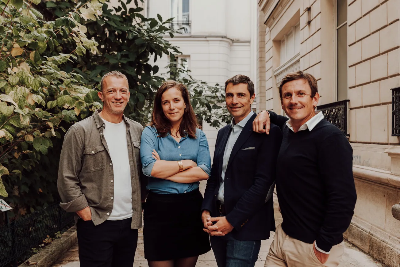 Slate Co-Founders (left to right): Renaud Visage, Chloé Giard, Sébastien Léger, Clément Buyse