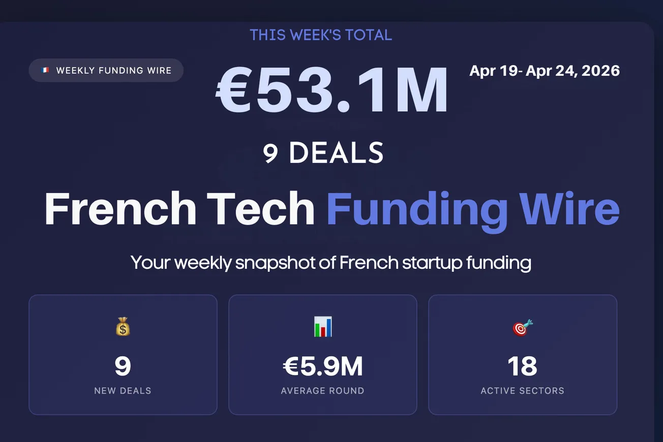 🇫🇷 French Tech Funding Wire April 27: DeepTech Deux; Univity €27M Leads 9 Rounds For €53.1M