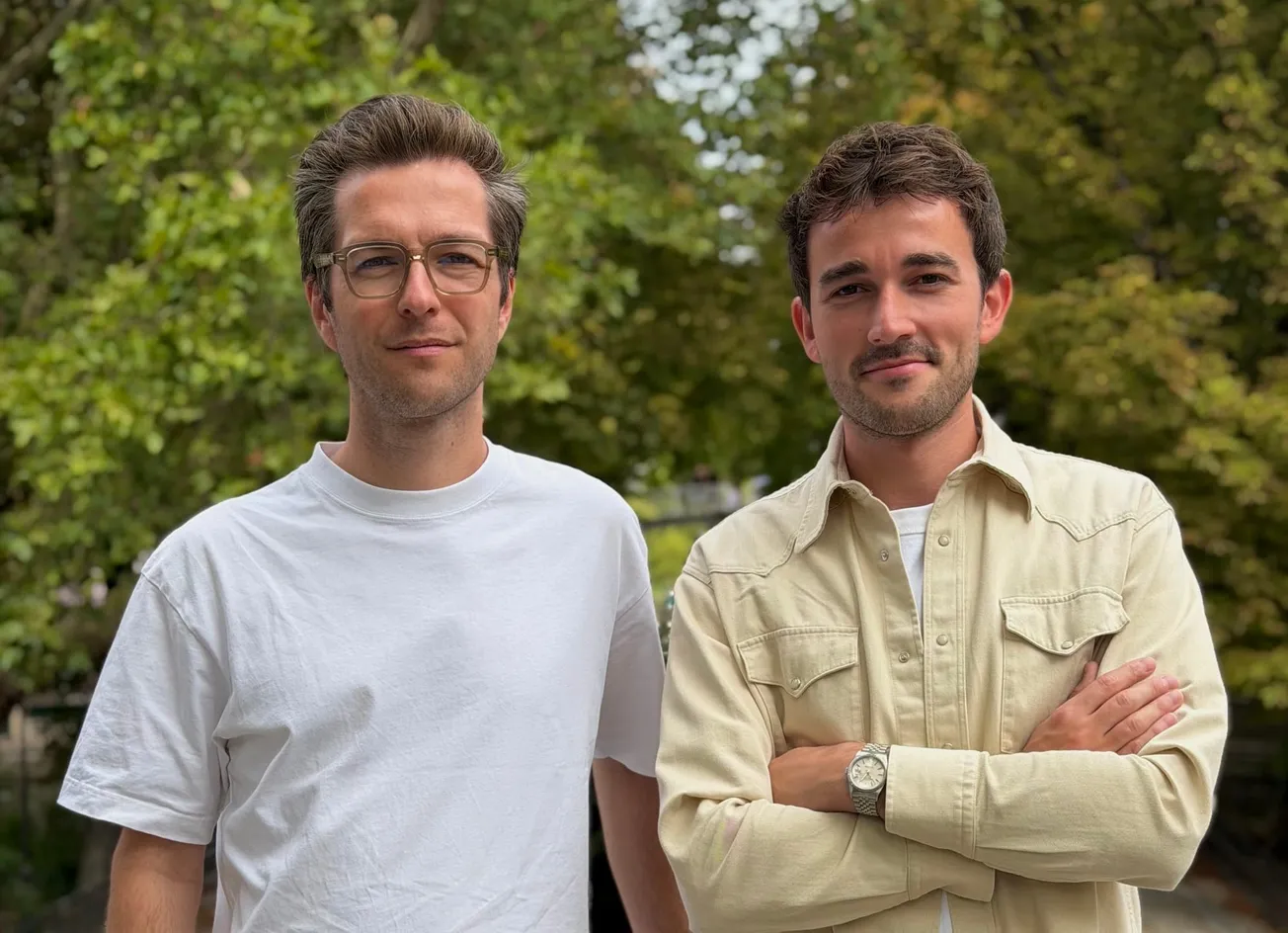 Outline founders Hubert Jaouen (left) & Antoine de Mereuil (right)